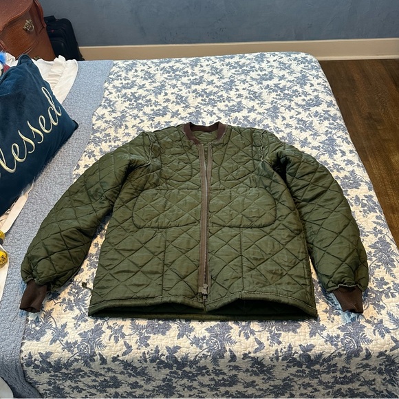 Vintage Barbour Sutherland Jacket Medium Green Quilted Shooting Hunting Sz M - Picture 9 of 15